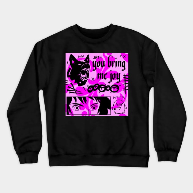 You Bring Me Joy Crewneck Sweatshirt by ArtbyCorey